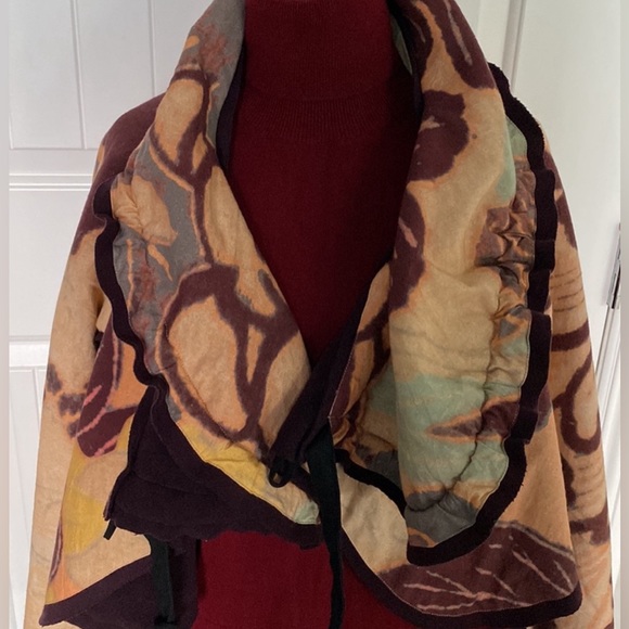 Designer Akira Wool Print Crop Jacket stunning design and style - Picture 4 of 9